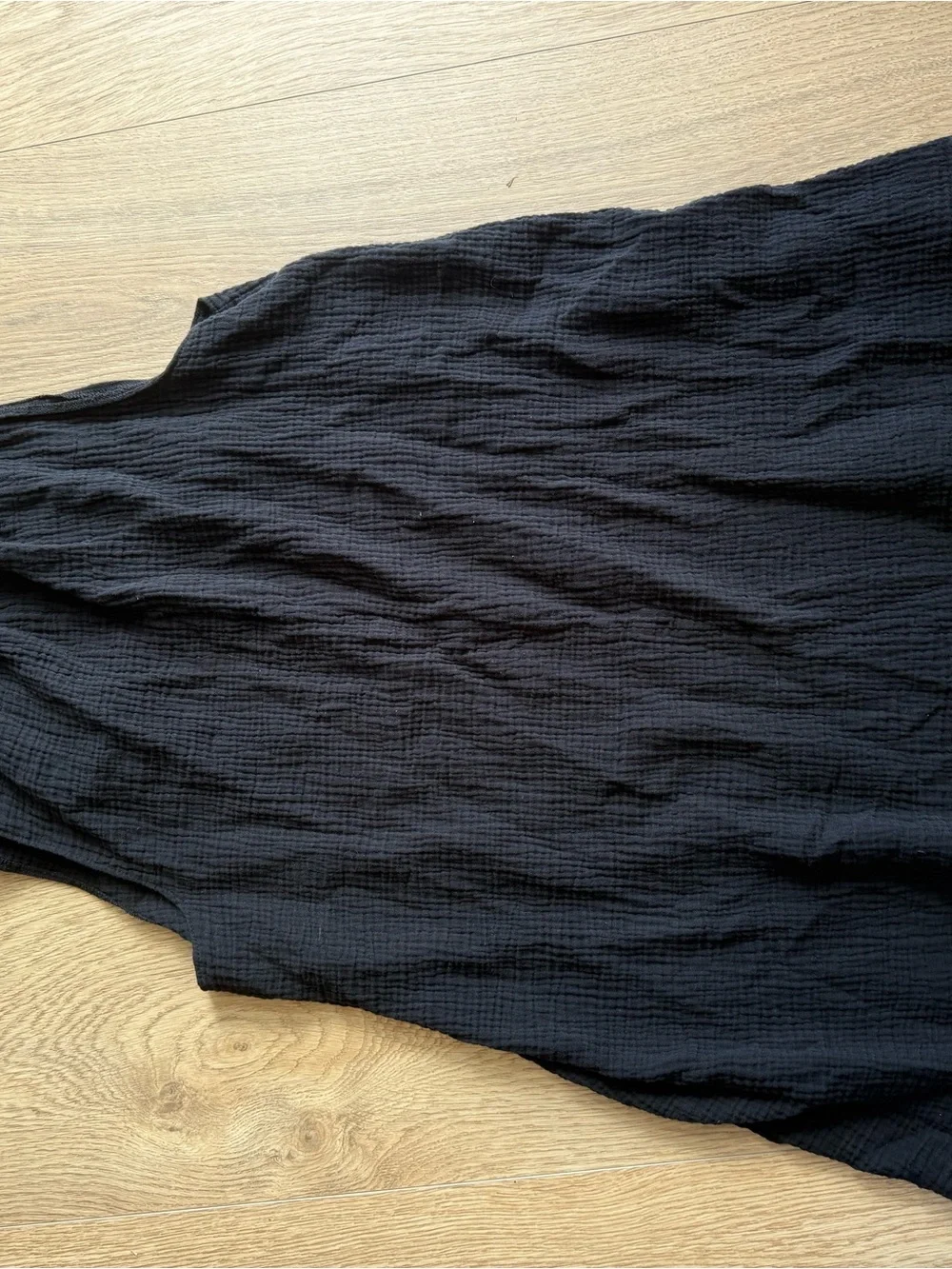 Kona Sol Black Gauze Maxi Swim Cover Up Dress Size XL